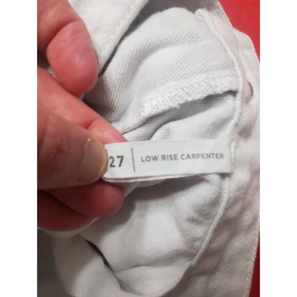 Pacsun Carpenter Pants Size 27 Womens Bootcut Festival Hippie Butterfly Mushroom - Picture 15 of 16